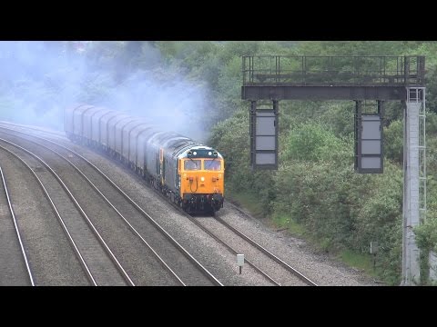 "Mega Clag from 50050+50007 on 6E07 Washwood Heath--Boston"