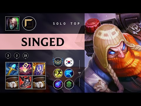 Singed Top vs Yasuo - KR Challenger Patch 25.24