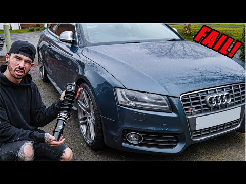 COILOVER SUSPENSION INSTALL FAILED! AUDI S5