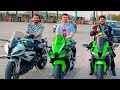 Pro Rider 1000 vs Samy vs Aamir 🔥Ride with Brothers ❤️