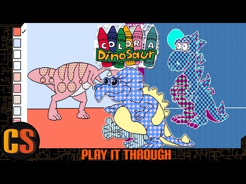 COLOR A DINOSAUR - PLAY IT THROUGH