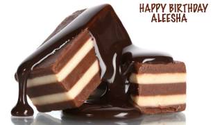 Aleesha  Chocolate - Happy Birthday