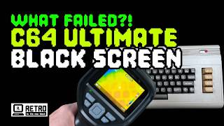 First Broken C64 Ultimate?! Thermal Camera Diagnosis with the Thermal Master Thor 002 #c64 #retro