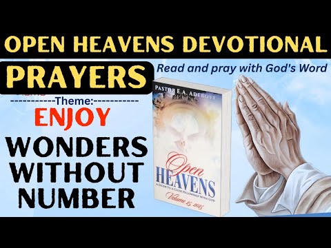 WONDERFUL II | Pray the Open Heavens Devotional | Tuesday 26-08-2025 | Pastor E. A. Adeboye