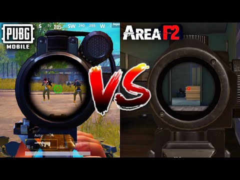 PUBG Mobile VS Area F2 Mobile Full Comparison! Which one is Best? Rainbow Six Siege VS PUBG Mobile