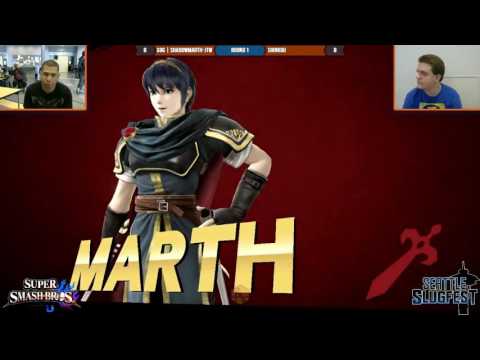 Seattle Slugfest 2: GoG | ShadowMarth-JTW (Marth) VS Shinkou (Sheik) - Winners Quarters - Smash 4