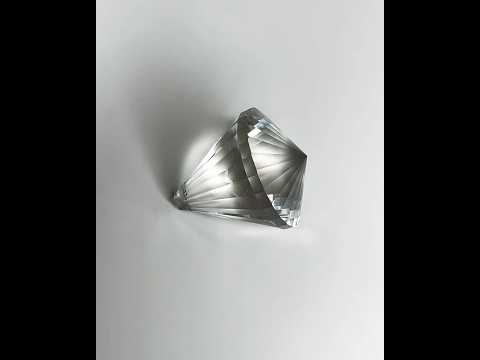 УЦЕНКА! Подвеска конус граненный хрустальный Pyramid Ball 40 мм С ДЕФЕКТОМ