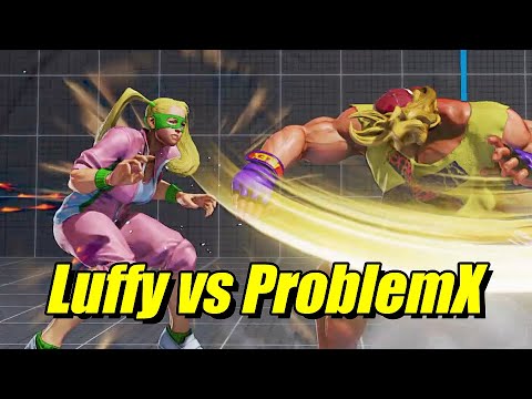 Street Fighter V: Luffy (R. Mika) VS ProblemX (Alex)