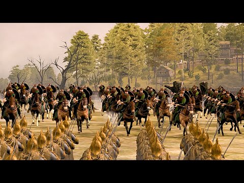 Rise Of Mordor - The Huge Battle: Lindon VS Rohan -  The Cinematic Battle