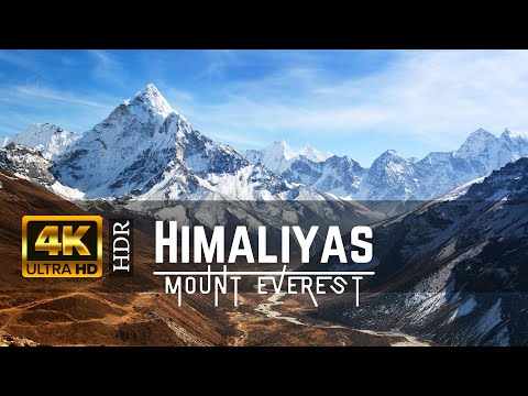 Flying Over Himalaya from 21,000ft. in 4K UHD by Drone View | Nepal | Unseen Beauty of Mount Everest