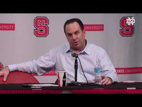 Mike Brey Post Game Press Conference   NC State