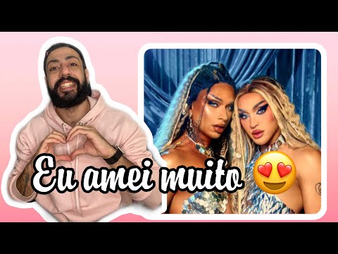 Gringo reagindo 😍 Lia Clark & Pabllo Vittar - SEREIA (VídeoOficial) REACT