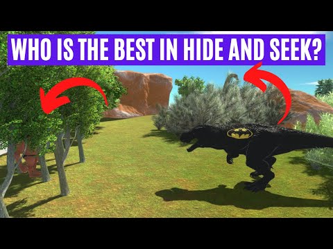 ARBS Hide and Seek with Batman T-Rex | Animal Revolt Battle Simulator