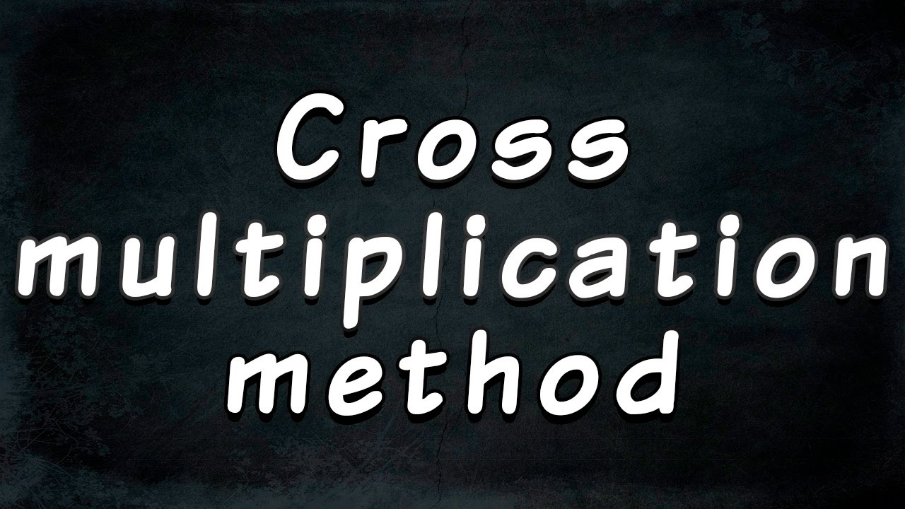 Pair of Linear Equations In Two Variables | Cross multiplication Method | Math | Letstute
