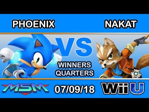 MSM 154 - Phoenix (Sonic) Vs. NAKAT (Lucina, Fox) Winners Quarter - Smash 4