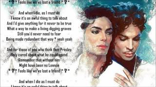 Lost A Friend *💐* Michael Jackson and Prince (In Loving Memory) *💐* Gilbert O&#39;Sullivan *💐*