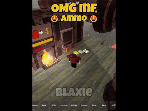 *INFINITE AMMO* method in 99 nights in the forest #roblox #shorts