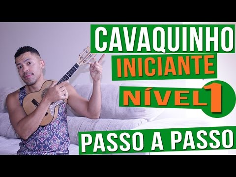 AULA DE CAVAQUINHO INICIANTE l NIVEL BÁSICO l PASSO A PASSO