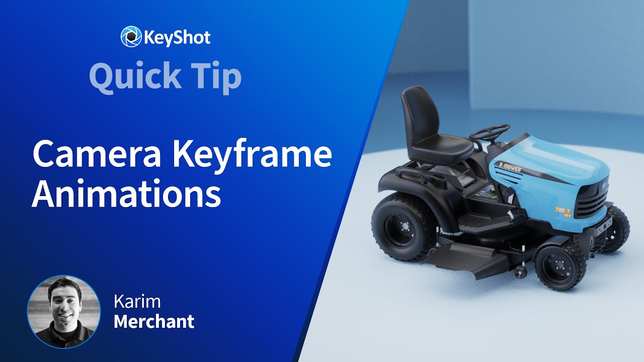 KeyShot Quick Tip - Camera Keyframe Animation