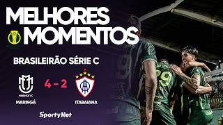 MARINGÁ FAZ CHOVER GOLS E VENCE COM AUTORIDADE! - Maringá 4 x 2 Itabaiana