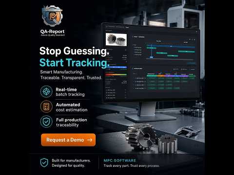 Manufacturing Process Control for Real Shops