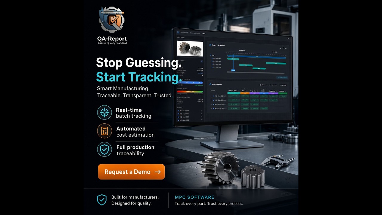 Manufacturing Process Control for Real Shops