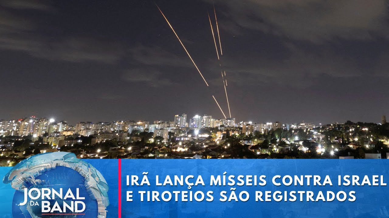 Irã lança mísseis contra Israel e tiroteios são registrados em Tel Aviv | Jornal da Band