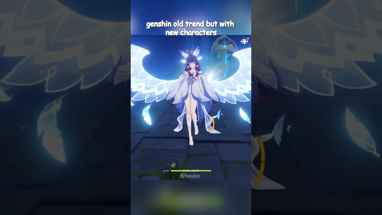 Genshin old trend but with new characters #genshinimpact #hoyocreators