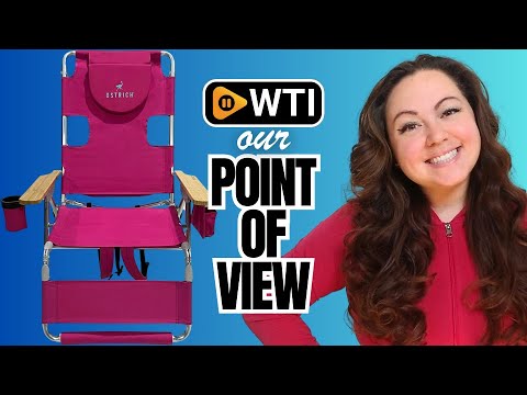 Ostrich Woody 3N1 Beach Chair with Cooler Bag - Face Opening - Portable - WTI product video review