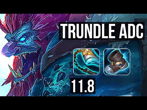 TRUNDLE & Senna vs SAMIRA & Braum (ADC) | 7/0/2, Godlike | TR Master | v11.8
