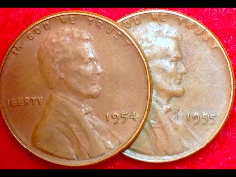 1954 & 1955 Wheat Pennies Worth Money