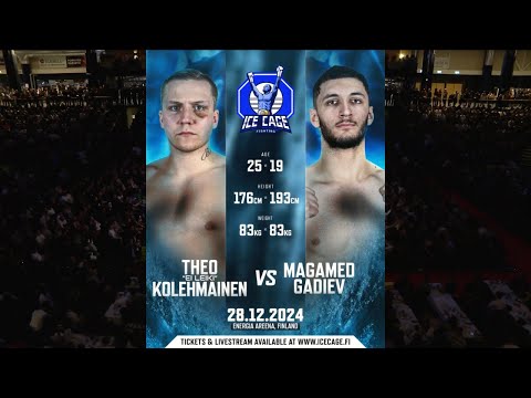 Theo Kolehmainen vs Magamed Gadiev  | FULL FIGHT | ICE CAGE 3