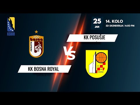 KK Bosna Royal vs KK Posušje - 14.kolo - KSBIH - 2021/2022