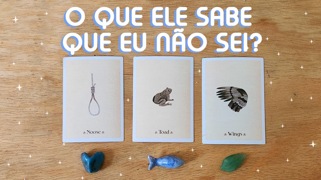 ✨️👁 O QUE ELE/ELA SABE QUE EU NÃO SEI? ✨️👁