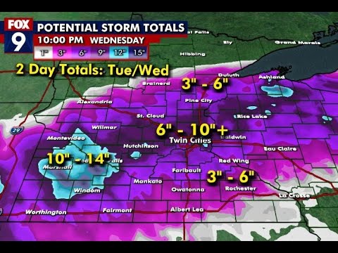 Tuesday's forecast: The snow has arrived