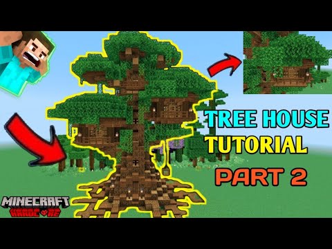 CRAZY 2nd Part - Insane Minecraft Tree House Build!