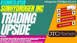 TRADING UPSIDE : HYSR STOCK ANALYSIS | SUNHYDROGEN INC STOCK