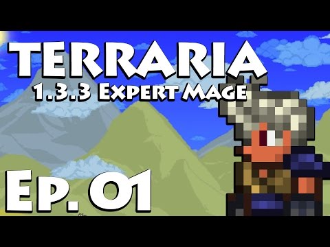 Terraria 1.3.3 | Episode 1: Anthony, Son of Anubis [Terraria Mage Playthrough - Expert]