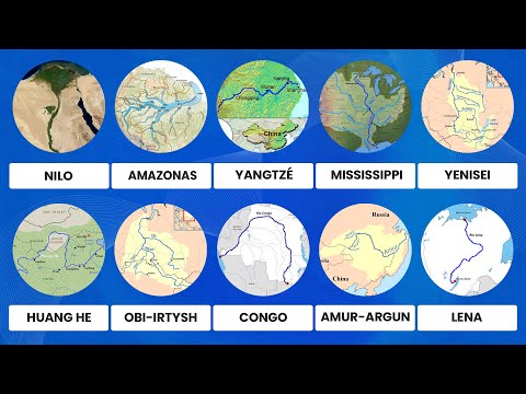 10 MAIORES RIOS DO MUNDO | Geo Fatos