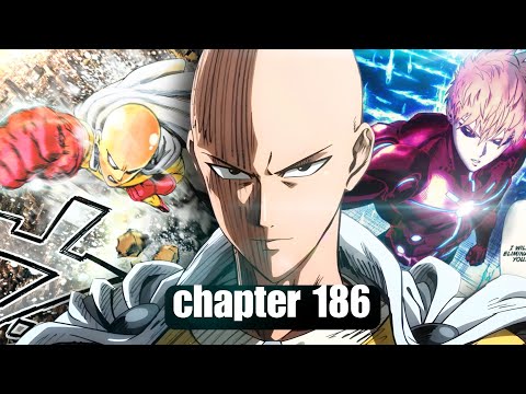 *Saitama vs Genos rematch* || one punch man chapter 186