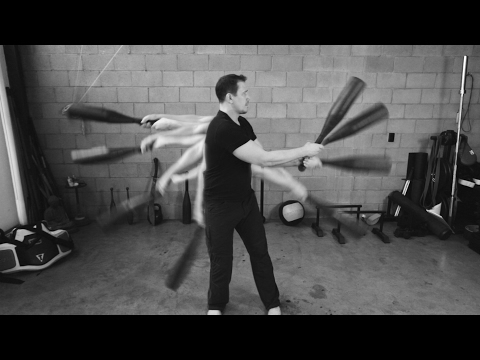 Heavy Club Exercises - 2 Hand Outside Circle