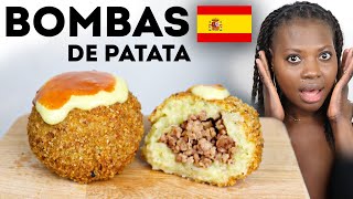 TAPAS 🇪🇸 Croquettes de Pommes de Terre à l'ESPAGNOLE (BOMBAS DE PATATA)