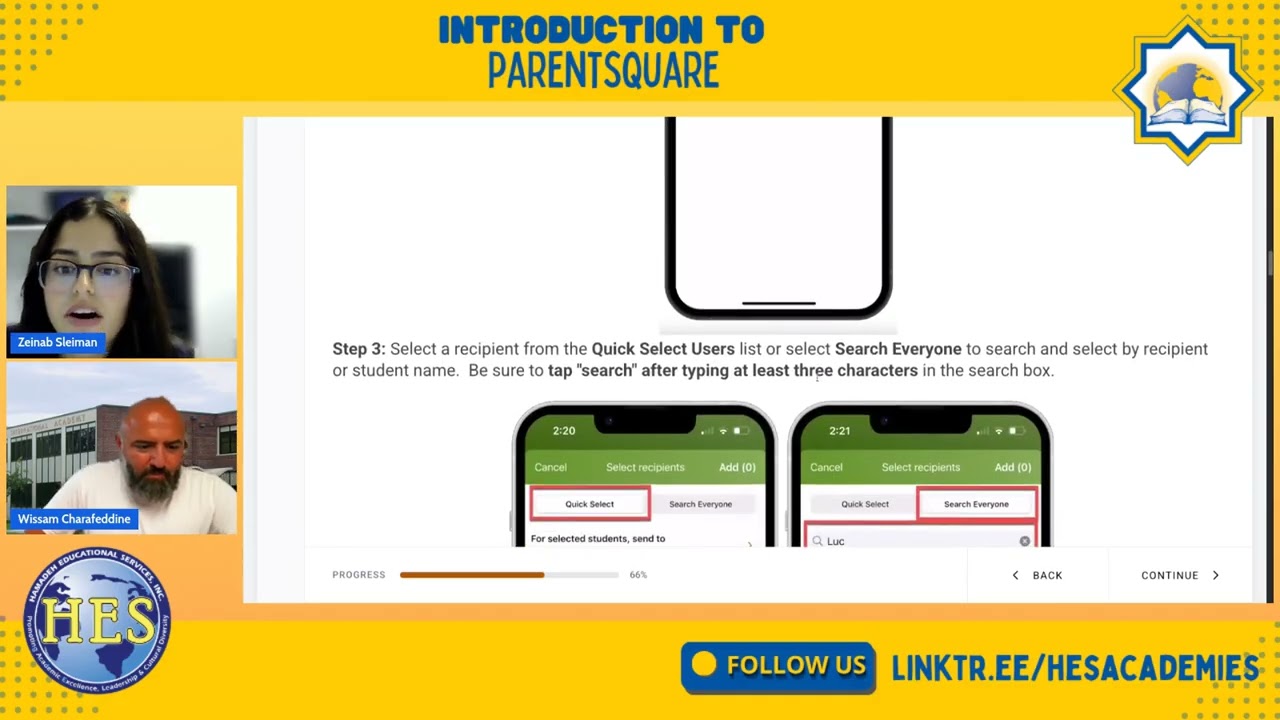 Introduction to ParentSquare - Direct Messages