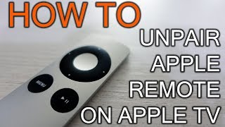 How Unpair Apple Remote From Apple TV