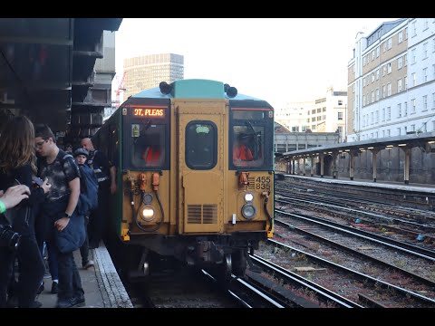 455 FAREWELL TOUR: 455835 & 455841 depart London Victoria with 30+ Tones