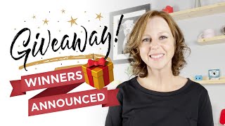 WINNERS ANNOUNCED! My End-Of-Year Giveaway