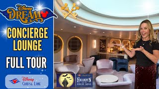 Dream Concierge Lounge Full Tour | Disney Cruise Line | Halloween on the High Seas