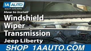 How To Replace Wiper Transmission 02-07 Jeep Liberty