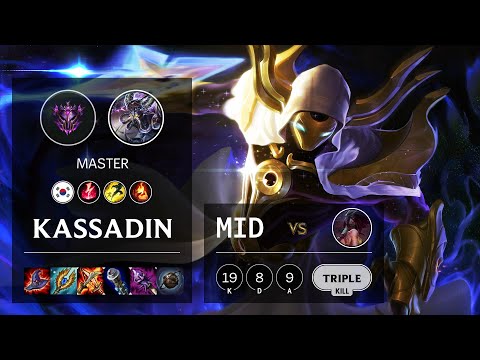 Kassadin Mid vs Akali - KR Master Patch 10.15