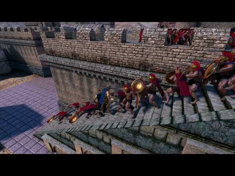 5 Golden Knights  vs.  96 Spartans   Ultimate Epic Battle Simulator   UEBS